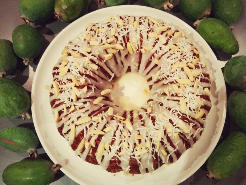 gf feijoa coconut cake 3